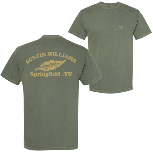 Moss Green Logo Tee